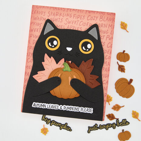 Hero Arts Cozy Season Die Set Kitty Squeezer (DF334) Hero Arts Cozy Season Die Set Kitty Squeezer (DF334)