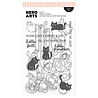 Hero Arts Cozy Season Stamp & Cut Hide and Peek (DC377) Hero Arts Cozy Season Stamp & Cut Hide and Peek (DC377)