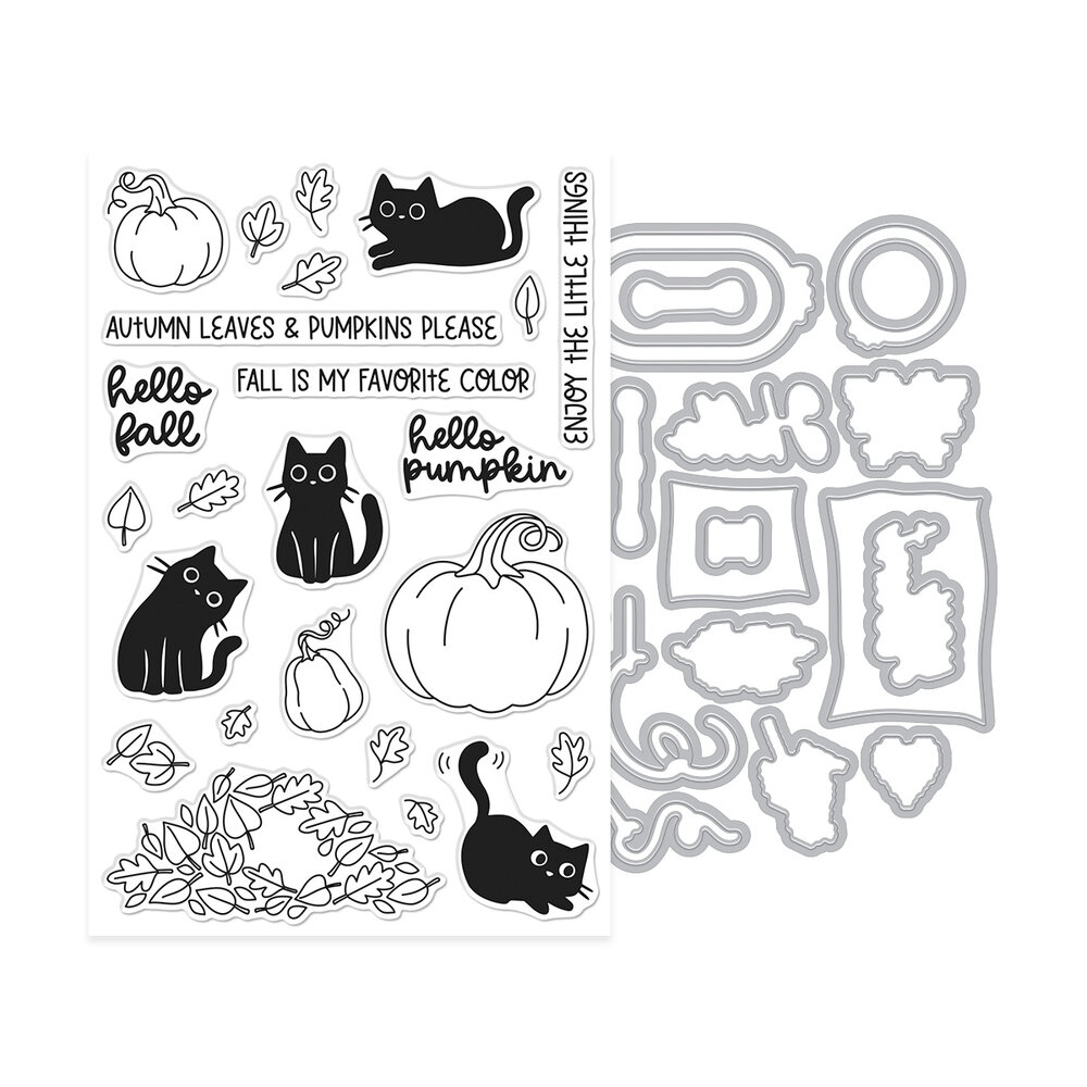 Hero Arts Cozy Season Stamp & Cut Hide and Peek (DC377) Hero Arts Cozy Season Stamp & Cut Hide and Peek (DC377)