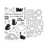 Hero Arts Cozy Season Stamp & Cut Hide and Peek (DC377) Hero Arts Cozy Season Stamp & Cut Hide and Peek (DC377)