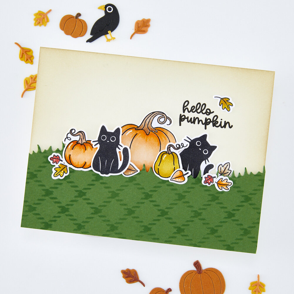 Hero Arts Cozy Season Stamp & Cut Hide and Peek (DC377) Hero Arts Cozy Season Stamp & Cut Hide and Peek (DC377)