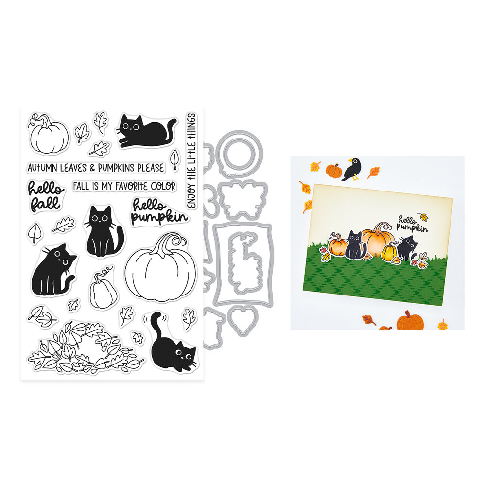 Hero Arts Cozy Season Stamp & Cut Hide and Peek (DC377) Hero Arts Cozy Season Stamp & Cut Hide and Peek (DC377)