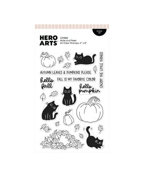 Hero Arts Cozy Season Stamp Set Hide and Peek (CM882) Hero Arts Cozy Season Stamp Set Hide and Peek (CM882)