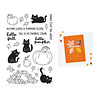 Hero Arts Cozy Season Stamp Set Hide and Peek (CM882) Hero Arts Cozy Season Stamp Set Hide and Peek (CM882)