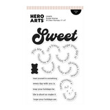 Hero Arts Beary Sweet Holiday Stamp Set Sweet Wishes by Carly Tee (CM879)