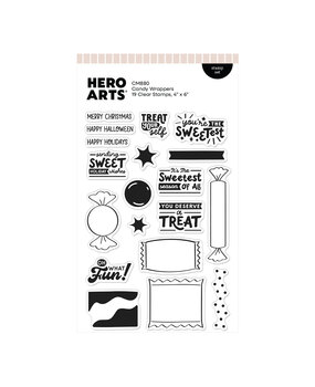 Hero Arts Beary Sweet Holiday Stamp Set Candy Wrappers by Carly Tee (CM880) Hero Arts Beary Sweet Holiday Stamp Set Candy Wrappers by Carly Tee (CM880)
