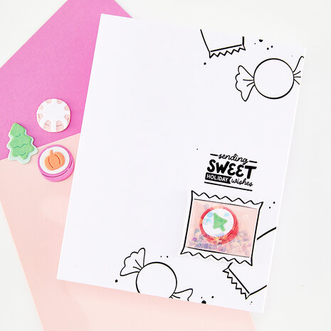 Hero Arts Beary Sweet Holiday Stamp & Cut Candy Wrappers by Carly Tee (DC375) Hero Arts Beary Sweet Holiday Stamp & Cut Candy Wrappers by Carly Tee (DC375)