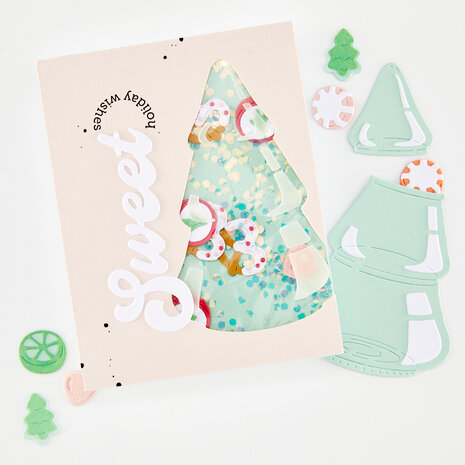 Hero Arts Beary Sweet Holiday Die Set Christmas Tree Candy Jar by Carly Tee (DF328) Hero Arts Beary Sweet Holiday Die Set Christmas Tree Candy Jar by Carly Tee (DF328)
