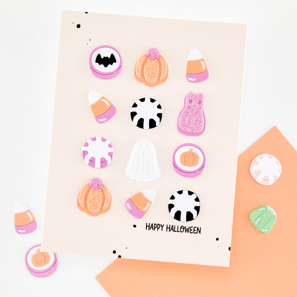 Hero Arts Beary Sweet Holiday Die Set Candy Kebob Halloween Add On by Carly Tee (DF330) Hero Arts Beary Sweet Holiday Die Set Candy Kebob Halloween Add On by Carly Tee (DF330)