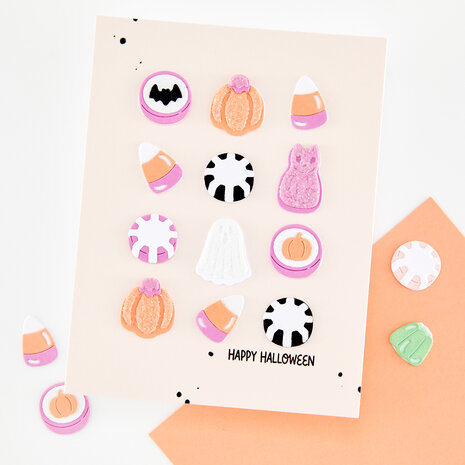 Hero Arts Beary Sweet Holiday Die Set Candy Kebob Halloween Add On by Carly Tee (DF330) Hero Arts Beary Sweet Holiday Die Set Candy Kebob Halloween Add On by Carly Tee (DF330)