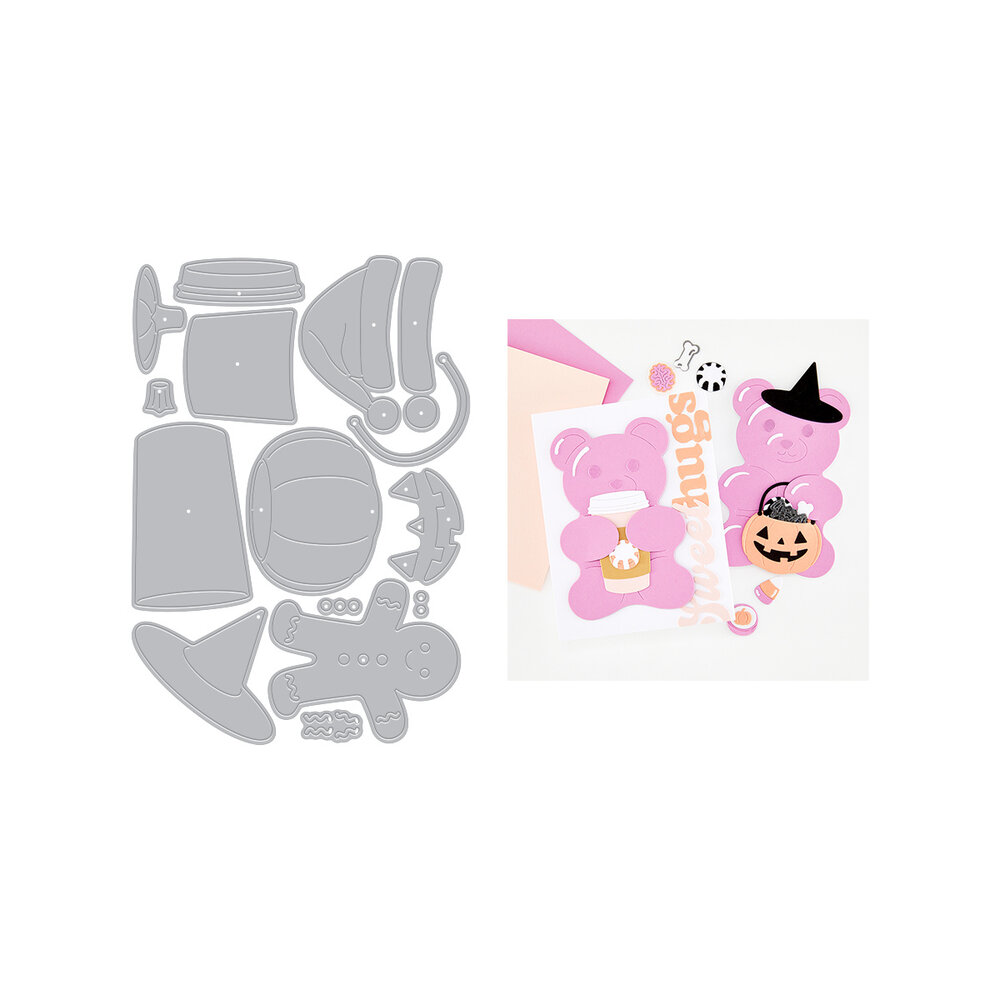 Hero Arts Beary Sweet Holiday Die Set Bear Hugs Holiday Accessories by Carly Tee (DF331) Hero Arts Beary Sweet Holiday Die Set Bear Hugs Holiday Accessories by Carly Tee (DF331)