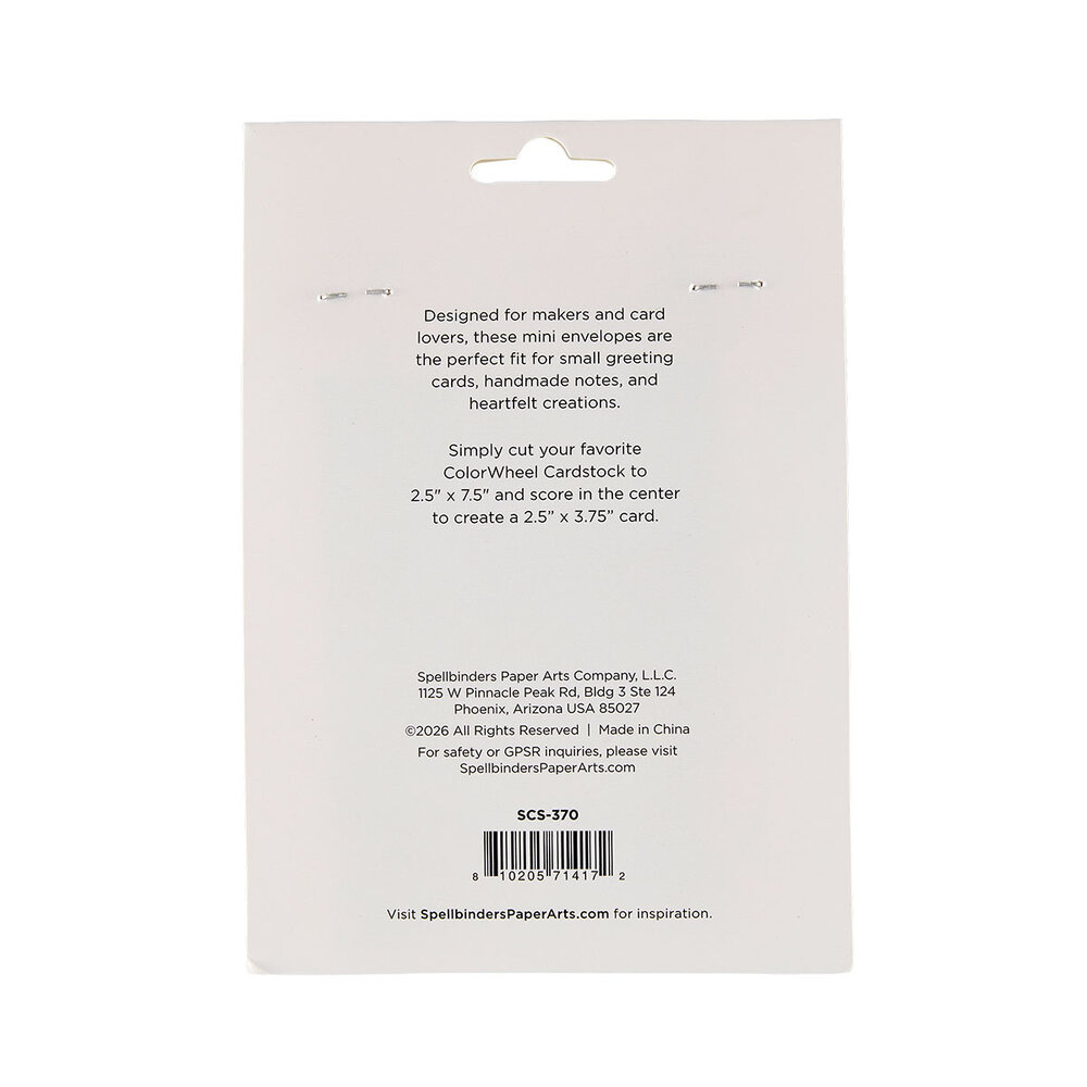 Spellbinders Mini Envelopes Kraft (25pcs) (SCS-370) Spellbinders Mini Envelopes Kraft (25pcs) (SCS-370)