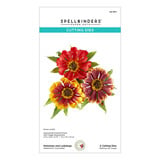 Spellbinders The Cottage Garden Etched Dies Helenium and Ladybugs by Susan Tierney-Cockburn (S4-1571)