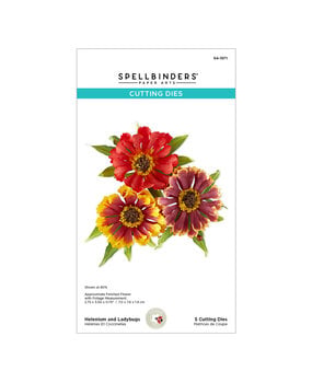 Spellbinders The Cottage Garden Etched Dies Helenium and Ladybugs by Susan Tierney-Cockburn (S4-1571) Spellbinders The Cottage Garden Etched Dies Helenium and Ladybugs by Susan Tierney-Cockburn (S4-1571)