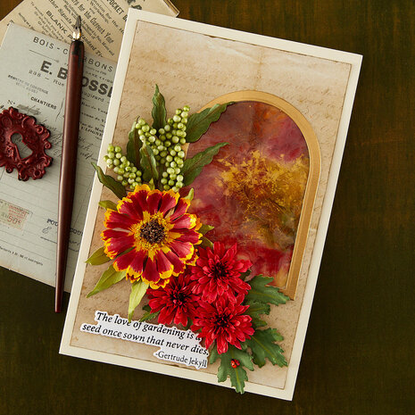 Spellbinders The Cottage Garden Etched Dies Helenium and Ladybugs by Susan Tierney-Cockburn (S4-1571) Spellbinders The Cottage Garden Etched Dies Helenium and Ladybugs by Susan Tierney-Cockburn (S4-1571)