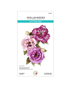 Spellbinders The Cottage Garden Etched Dies Lisianthus by Susan Tierney-Cockburn (S4-1572)