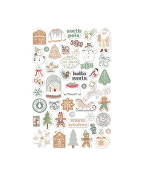 Spellbinders Sleigh Bells Ring Puffy Stickers by Rosie's Studio (169426)