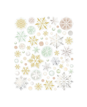 Spellbinders Sleigh Bells Ring Glisten Stickers by Rosie's Studio (169428)