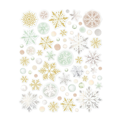 Spellbinders Sleigh Bells Ring Glisten Stickers by Rosie's Studio (169428)