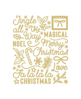 Spellbinders Sleigh Bells Ring Foil Puffy Stickers (2pcs) by Rosie's Studio (169424) Spellbinders Sleigh Bells Ring Foil Puffy Stickers (2pcs) by Rosie's Studio (169424)