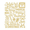 Spellbinders Sleigh Bells Ring Foil Puffy Stickers (2pcs) by Rosie's Studio (169424) Spellbinders Sleigh Bells Ring Foil Puffy Stickers (2pcs) by Rosie's Studio (169424)