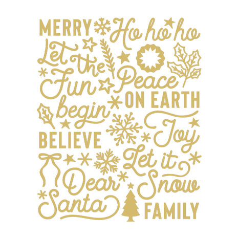 Spellbinders Sleigh Bells Ring Foil Puffy Stickers (2pcs) by Rosie's Studio (169424) Spellbinders Sleigh Bells Ring Foil Puffy Stickers (2pcs) by Rosie's Studio (169424)