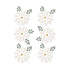 Sleigh Bells Ring Dimensional Acetate Stickers Gold Poinsettias by Rosie's Studio (169430) Sleigh Bells Ring Dimensional Acetate Stickers Gold Poinsettias by Rosie's Studio (169430)