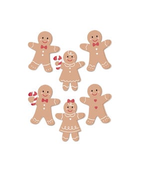 Spellbinders Sleigh Bells Ring Dimensional Acetate Stickers Gingerbread by Rosie's Studio (169469) Spellbinders Sleigh Bells Ring Dimensional Acetate Stickers Gingerbread by Rosie's Studio (169469)