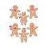 Sleigh Bells Ring Dimensional Acetate Stickers Gingerbread by Rosie's Studio (169469) Sleigh Bells Ring Dimensional Acetate Stickers Gingerbread by Rosie's Studio (169469)