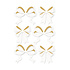 Sleigh Bells Ring Dimensional Acetate Stickers Bows by Rosie's Studio (169471) Sleigh Bells Ring Dimensional Acetate Stickers Bows by Rosie's Studio (169471)