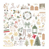 Spellbinders Sleigh Bells Ring Cardstock Diecut Ephemera by Rosie's Studio (169397)