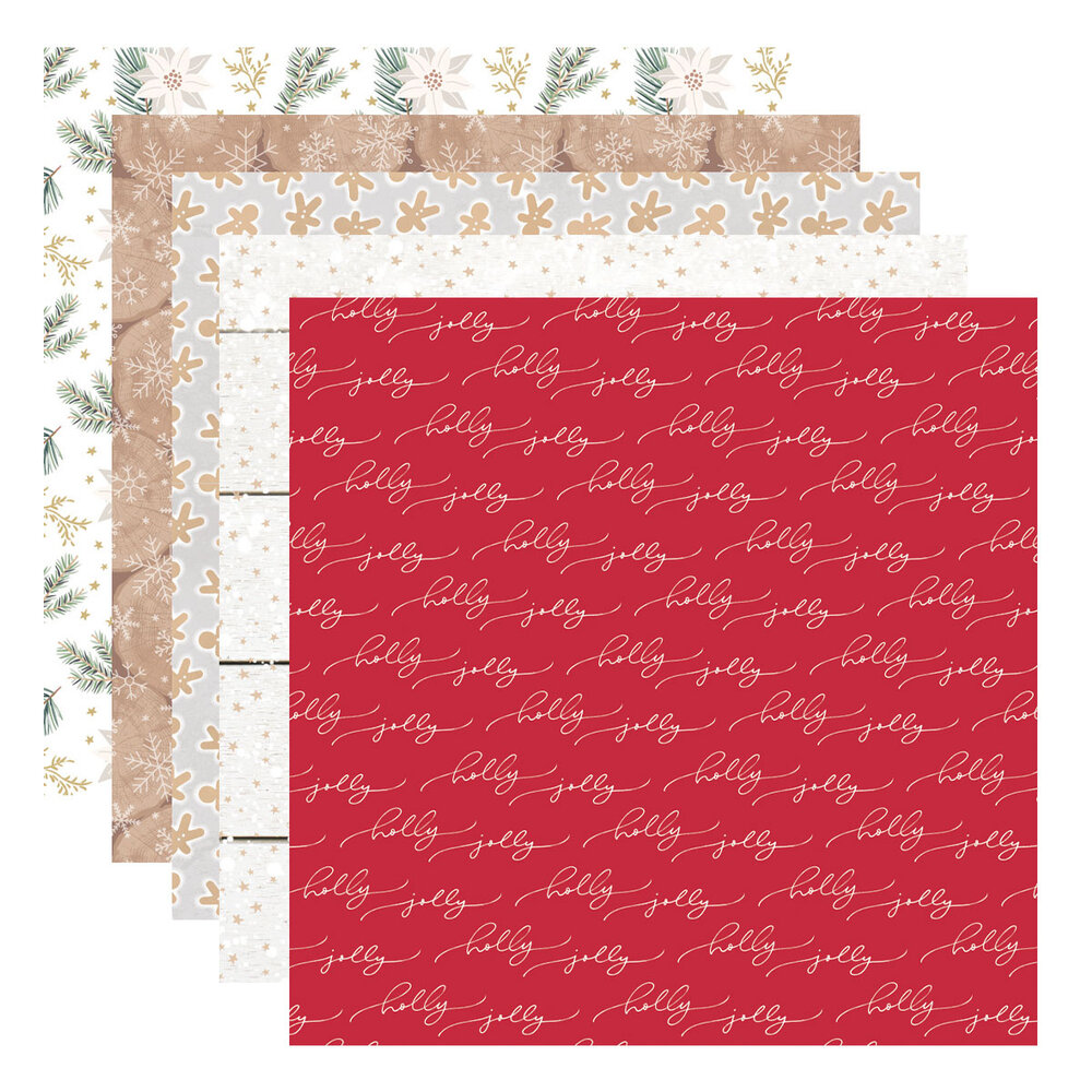 Spellbinders Sleigh Bells Ring 6x6 Inch Designer Paper Pad by Rosie's Studio (169394) Spellbinders Sleigh Bells Ring 6x6 Inch Designer Paper Pad by Rosie's Studio (169394)