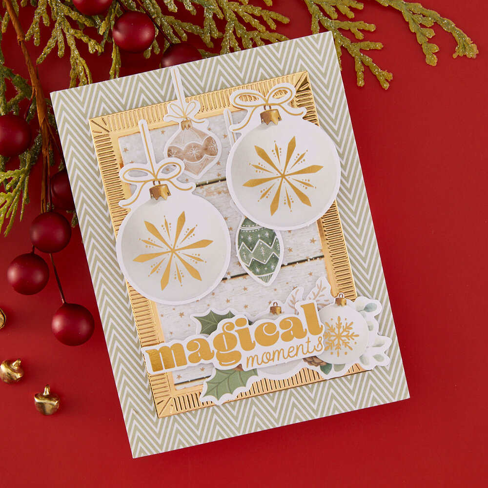 Spellbinders Sleigh Bells Ring 6x6 Inch Designer Paper Pad by Rosie's Studio (169394) Spellbinders Sleigh Bells Ring 6x6 Inch Designer Paper Pad by Rosie's Studio (169394)