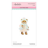 Spellbinders Christmas Blush Etched Dies Bundled Up Winter Bear by Frank Garcia (S4-1568)
