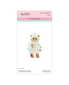 Spellbinders Christmas Blush Etched Dies Bundled Up Winter Bear by Frank Garcia (S4-1568) Spellbinders Christmas Blush Etched Dies Bundled Up Winter Bear by Frank Garcia (S4-1568)