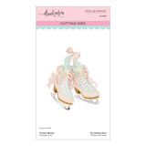 Spellbinders Christmas Blush Etched Dies Frosty Skates by Frank Garcia (S4-1566)