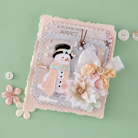 Spellbinders Christmas Blush Etched Dies Sweet Snowman by Frank Garcia (S4-1563) Spellbinders Christmas Blush Etched Dies Sweet Snowman by Frank Garcia (S4-1563)