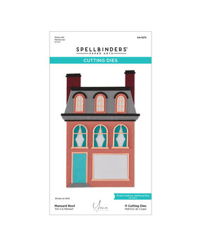 Spellbinders Christmas City Holiday Etched Dies Mansard Roof by Yana Smakula (S4-1575) Spellbinders Christmas City Holiday Etched Dies Mansard Roof by Yana Smakula (S4-1575)