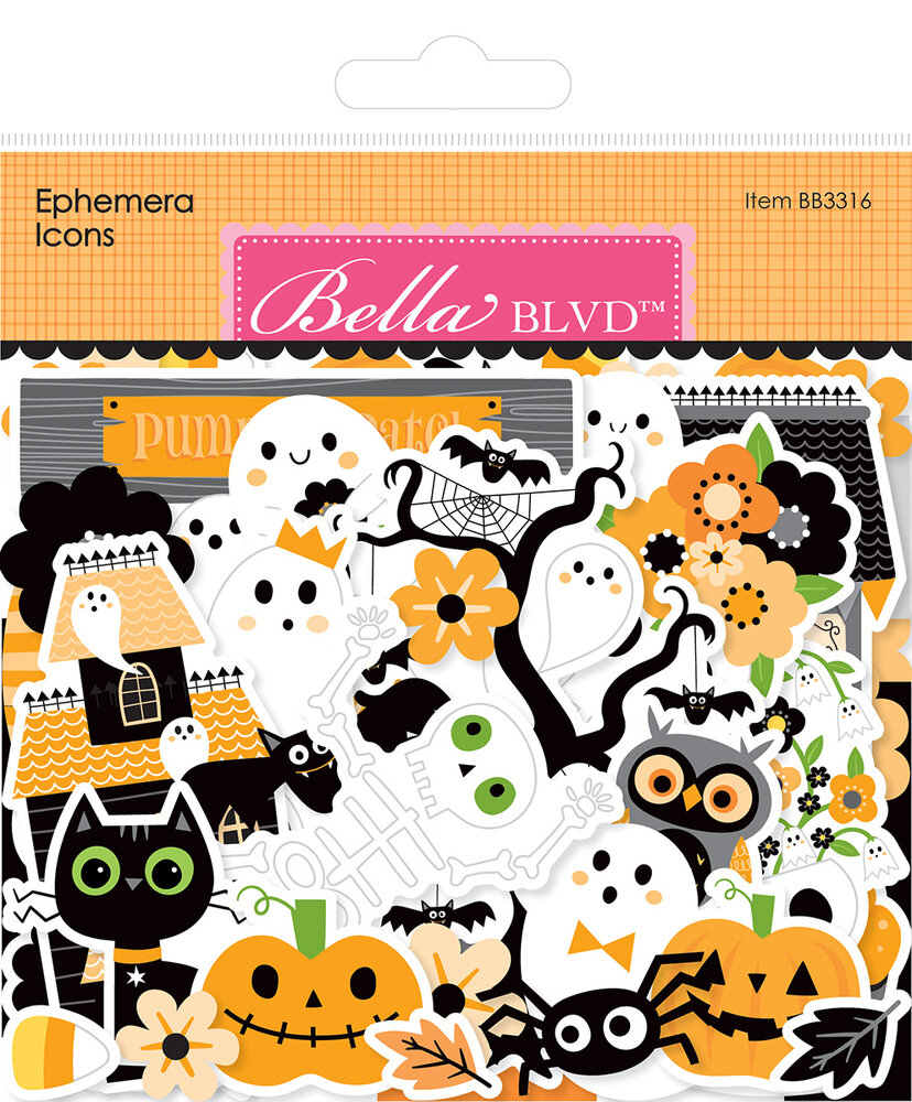 Bella BLVD Boo To You Ephemera Icons (BB3316)