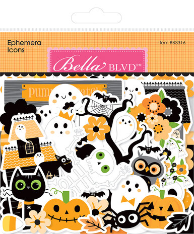Bella BLVD Boo To You Ephemera Icons (BB3316)