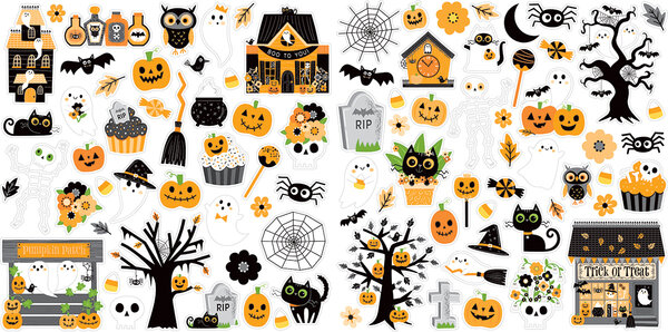 Bella BLVD Boo To You Ephemera Icons (BB3316)