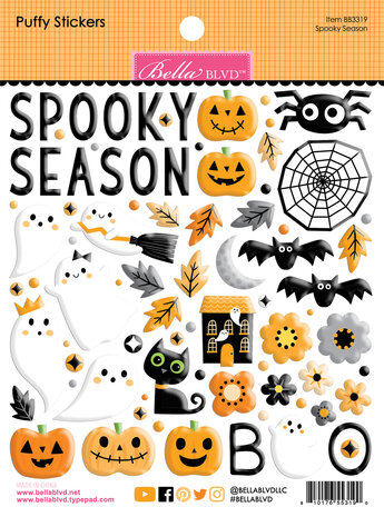 Bella BLVD Boo To You Puffy Stickers Spooky Season (BB3319) Bella BLVD Boo To You Puffy Stickers Spooky Season (BB3319)