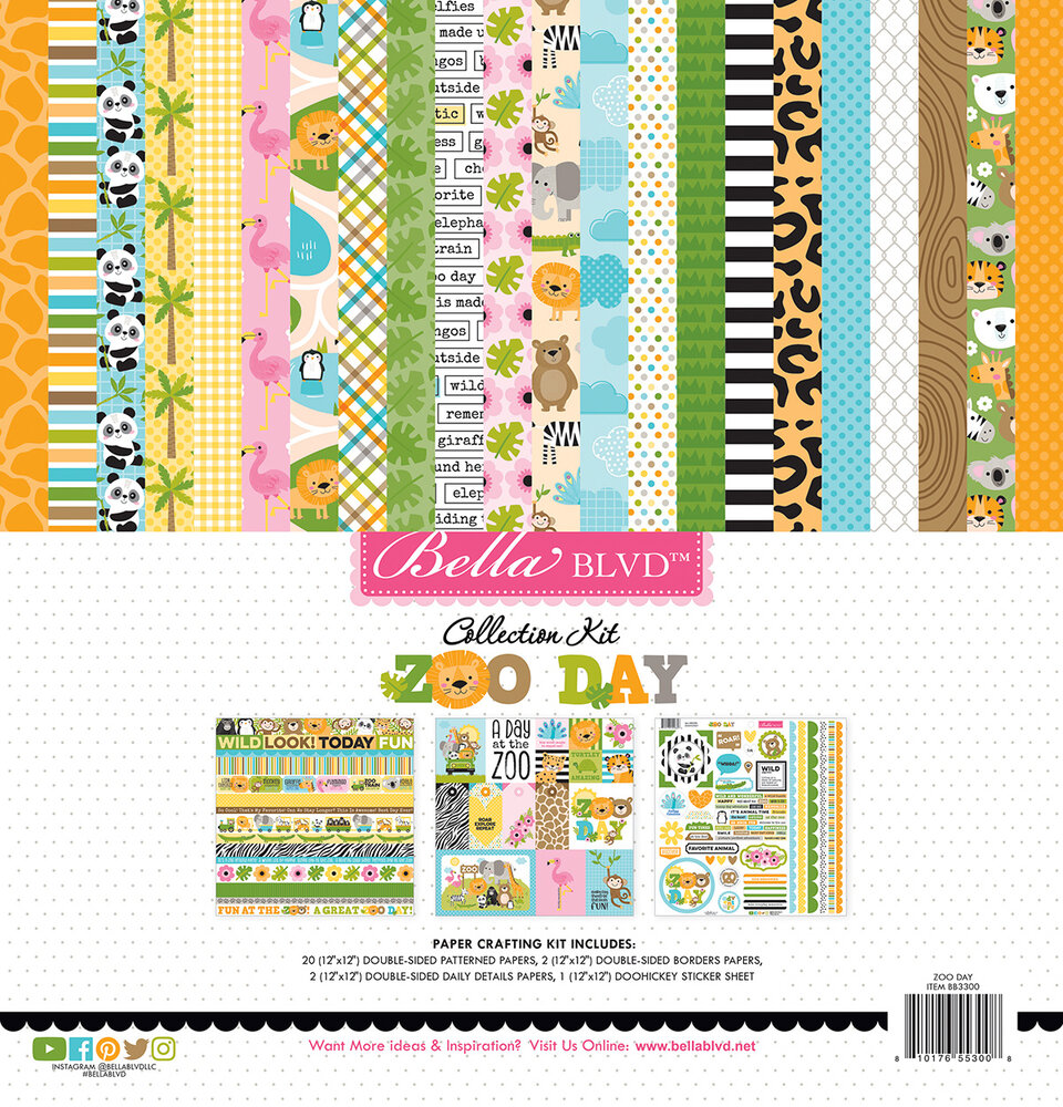 Bella BLVD Zoo Day Collection Kit (BB3300) Bella BLVD Zoo Day Collection Kit (BB3300)