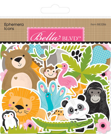Bella BLVD Zoo Day Ephemera Icons (BB3286)
