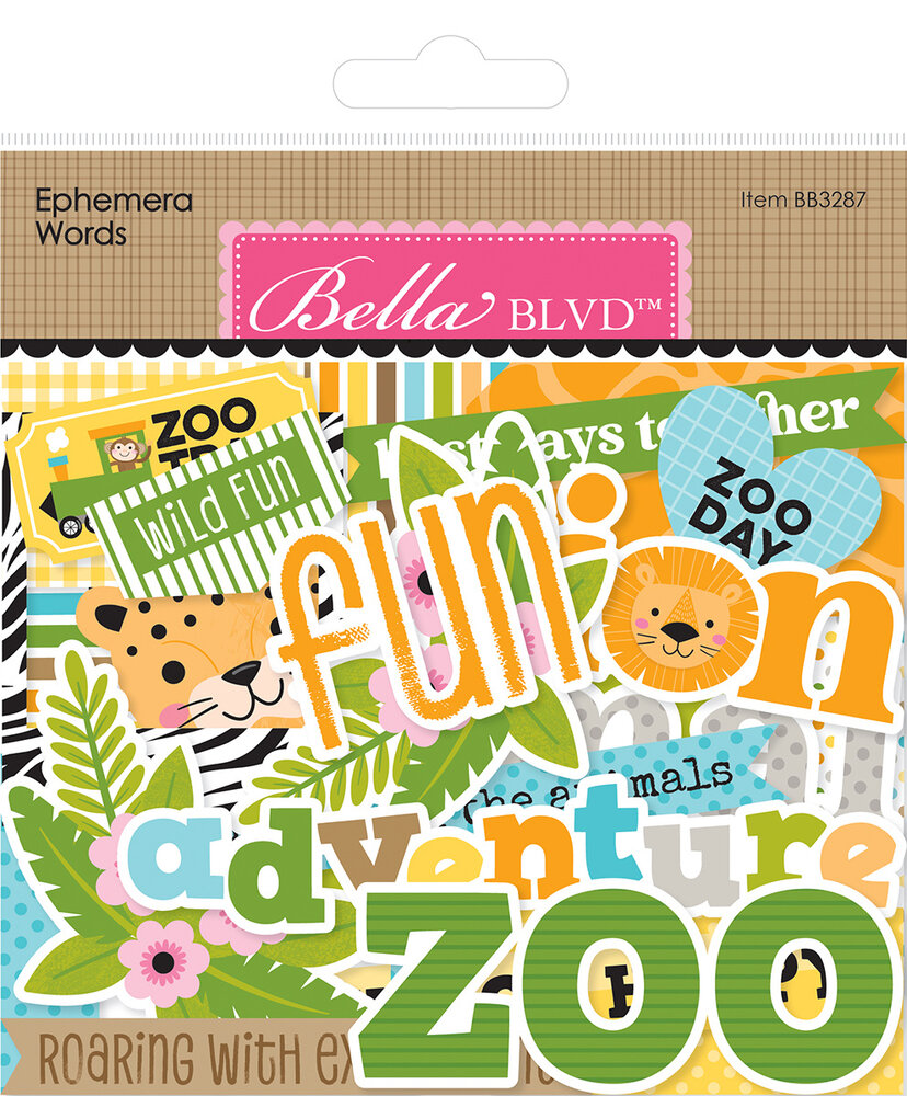 Bella BLVD Zoo Day Ephemera Words (BB3287) Bella BLVD Zoo Day Ephemera Words (BB3287)