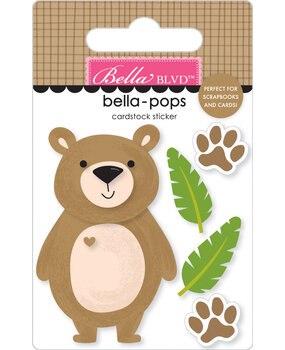 Bella BLVD Zoo Day Bella-Pops Happy Bear (BB3292)