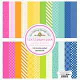 Doodlebug Design Cupcakes & Candles 12x12 Inch Petite Prints Assortment Pack (9171)