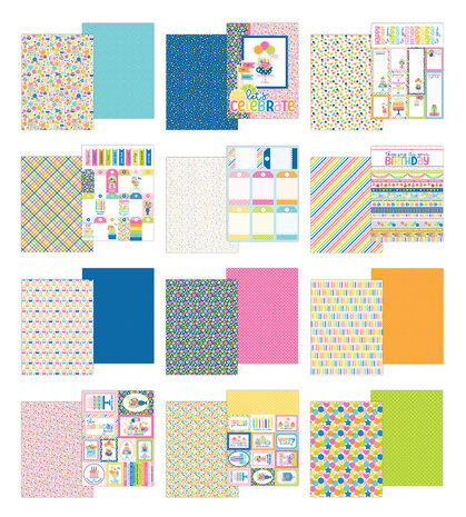 Doodlebug Design Cupcakes & Candles 6x8 Inch Paper Pad (9154) Doodlebug Design Cupcakes & Candles 6x8 Inch Paper Pad (9154)