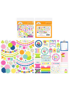 Doodlebug Design Cupcakes & Candles Bits & Pieces (9152)