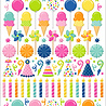 Doodlebug Design Cupcakes & Candles Puffy Icons Stickers (9139)